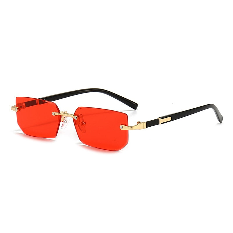 Rimless Rectangle Stylish Sunglasses