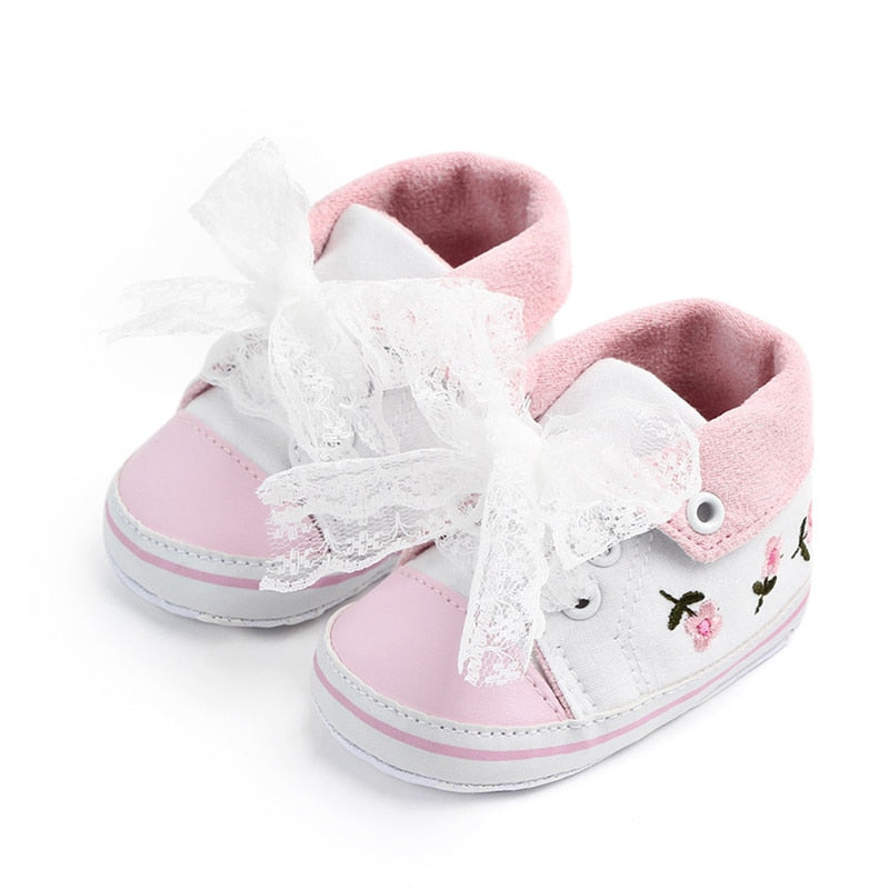 Soft Prewalker Shoes for Baby Girls