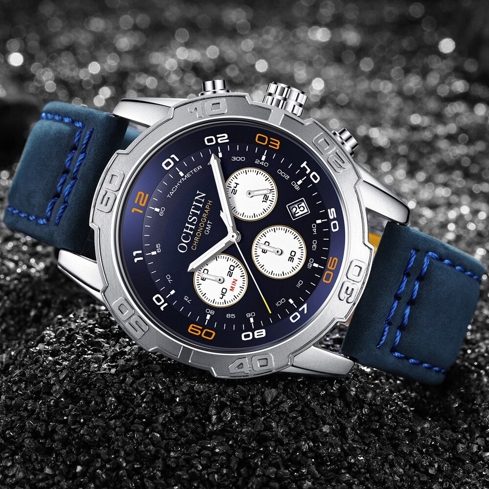 Luxury Military Style Chronograph Men's Watch