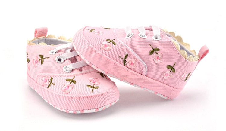 Soft Prewalker Shoes for Baby Girls