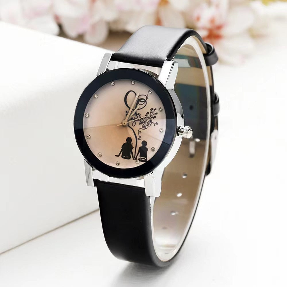 Fashionable Ladies Leather Watch