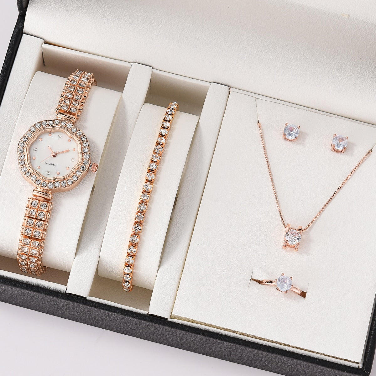 Women's Watch and Jewelry Set