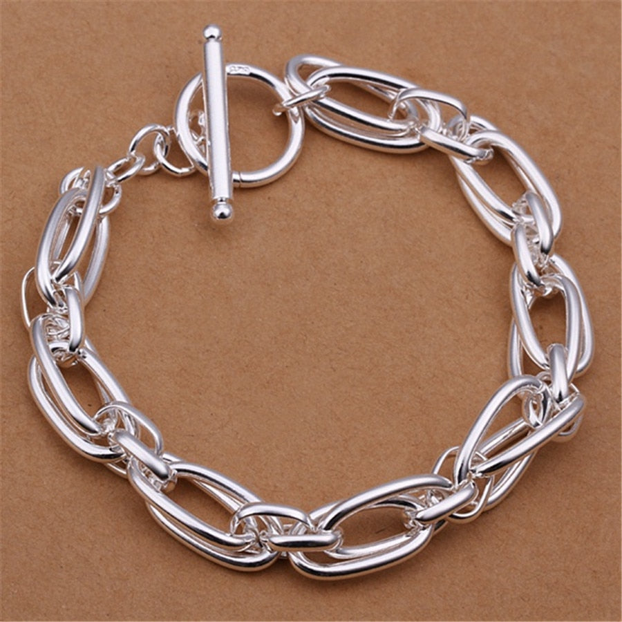 Elegant 18K Gold Unisex Chain Bracelets